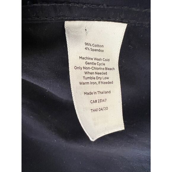 Talbots dress navy blue blouse size L - Picture 6 of 6